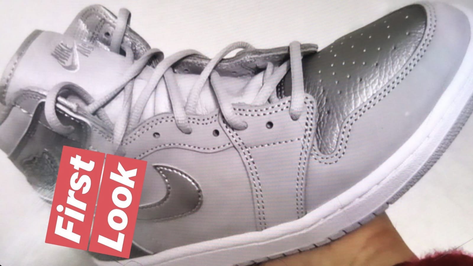 Air Jordan 1 High OG &quot;Metallic Silver&quot; Set To Return: First Look
