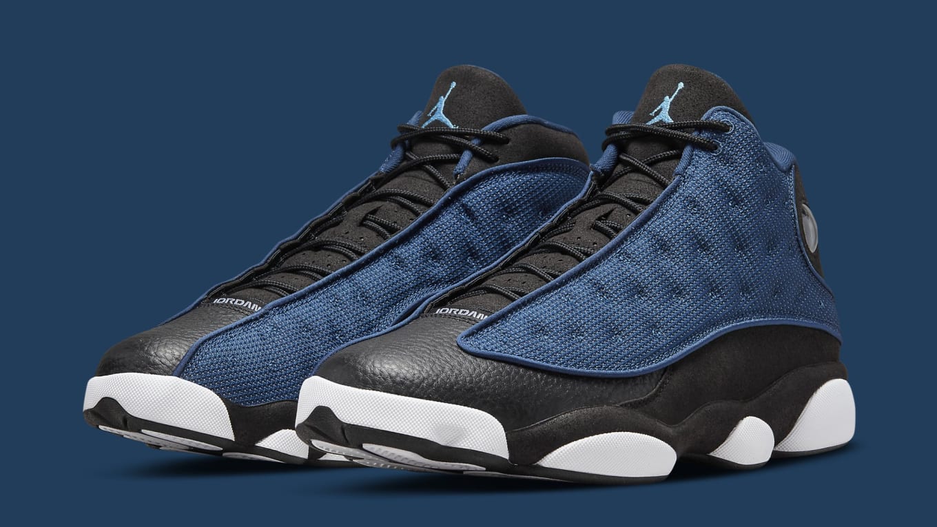 blue and white 13s jordans