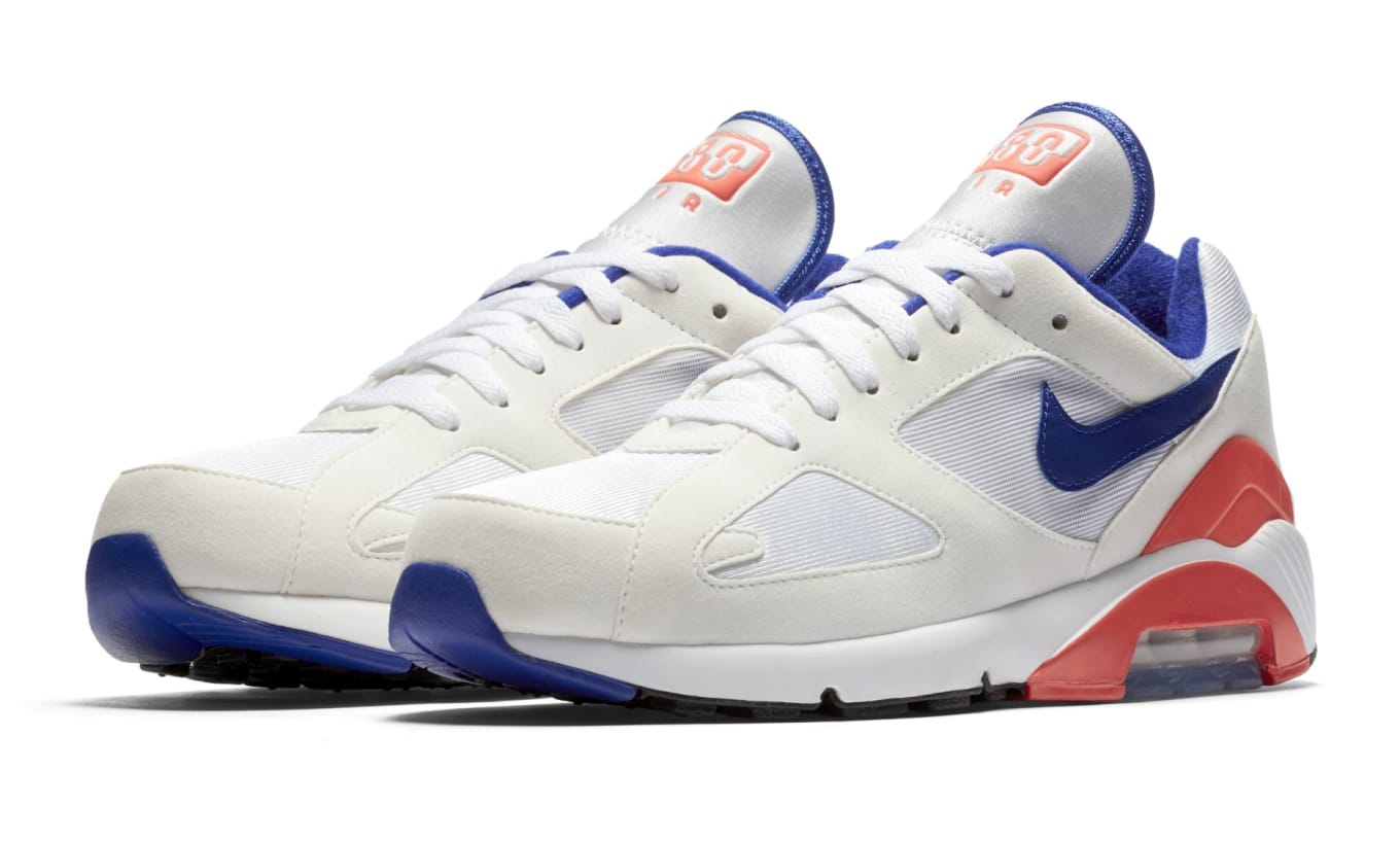 Nike Air Max 180 OG White/Ultramarine-Solar Red-Black 615287-100 Release  Date | Sole Collector