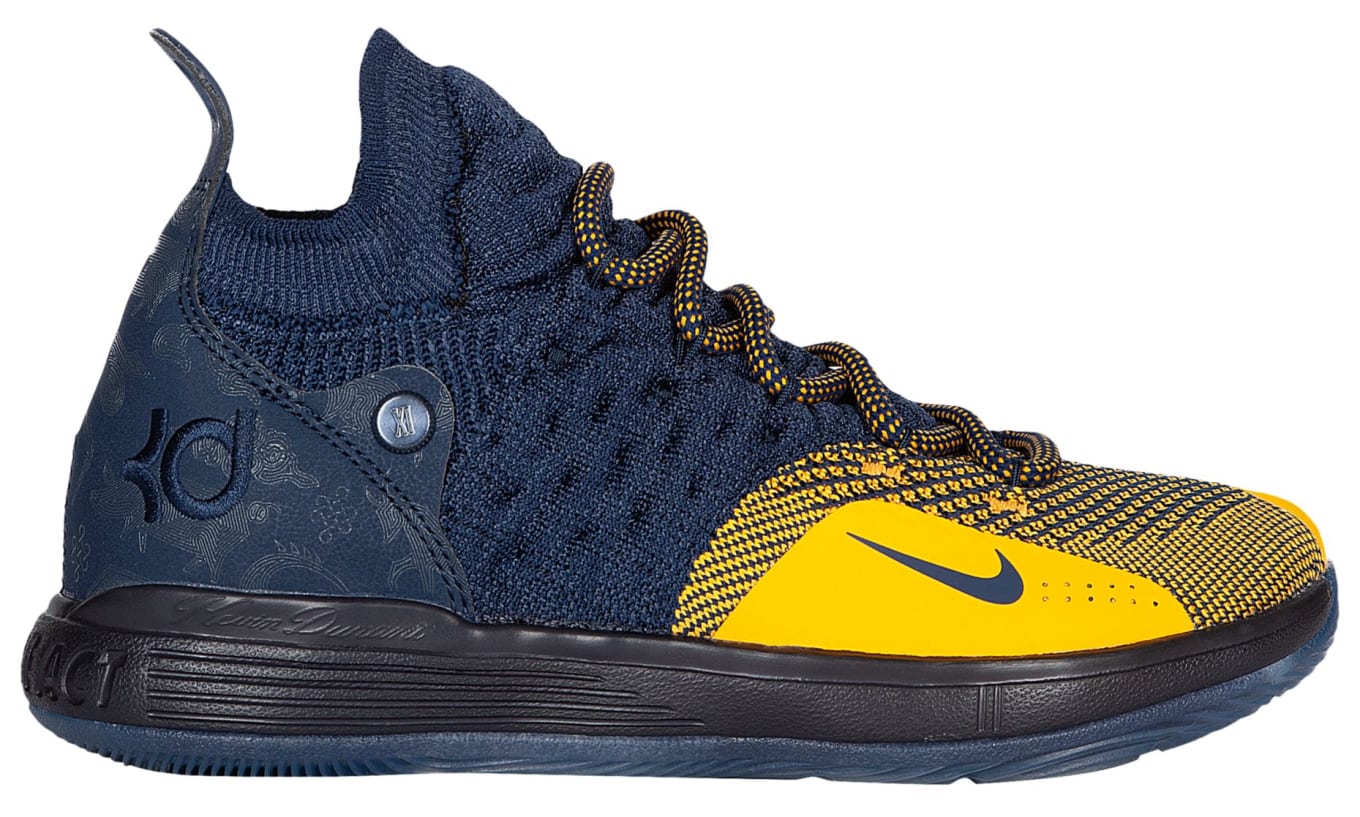 kd shoes blue and yellow