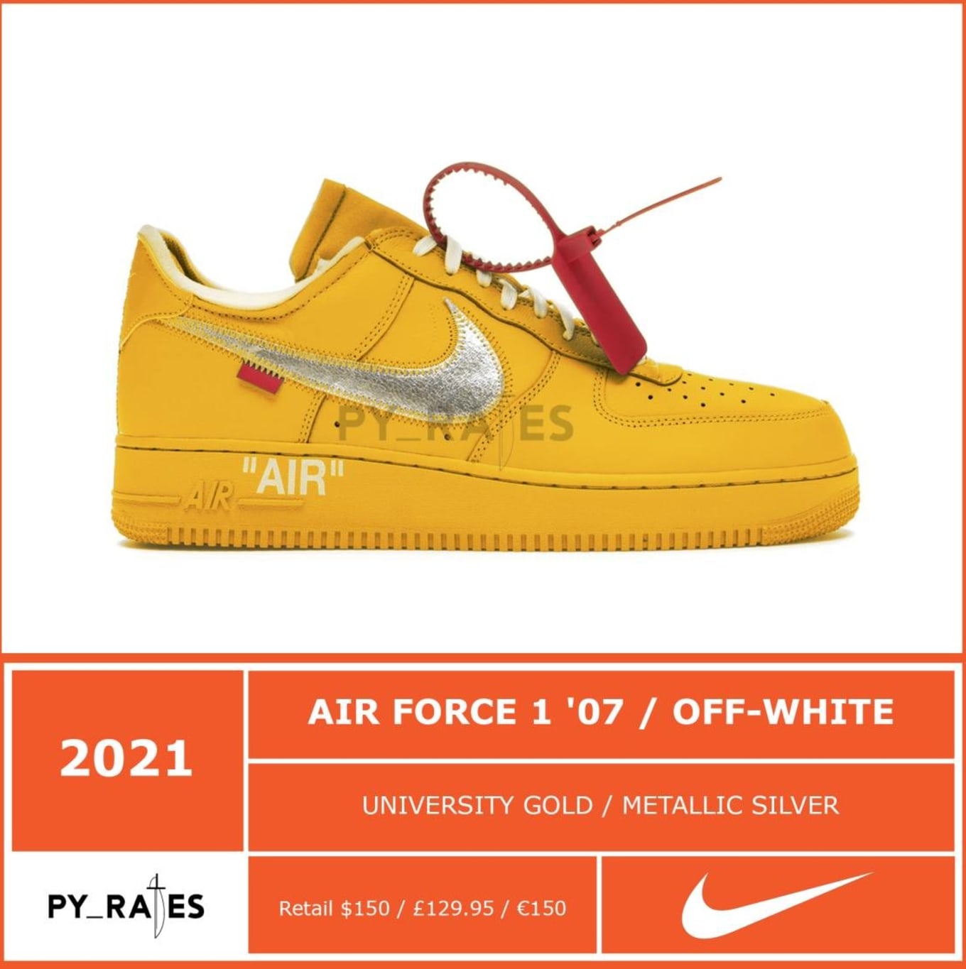 off white x nike air force one