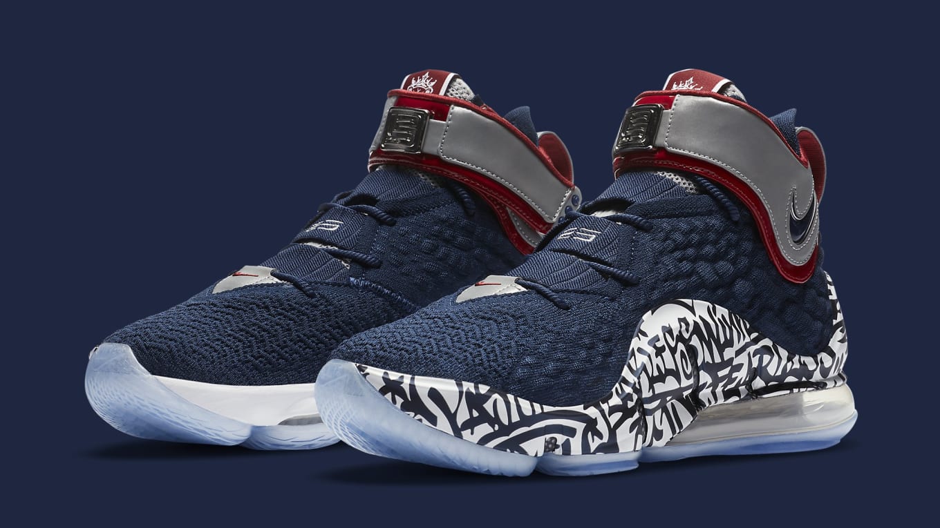 lebron shoes blue