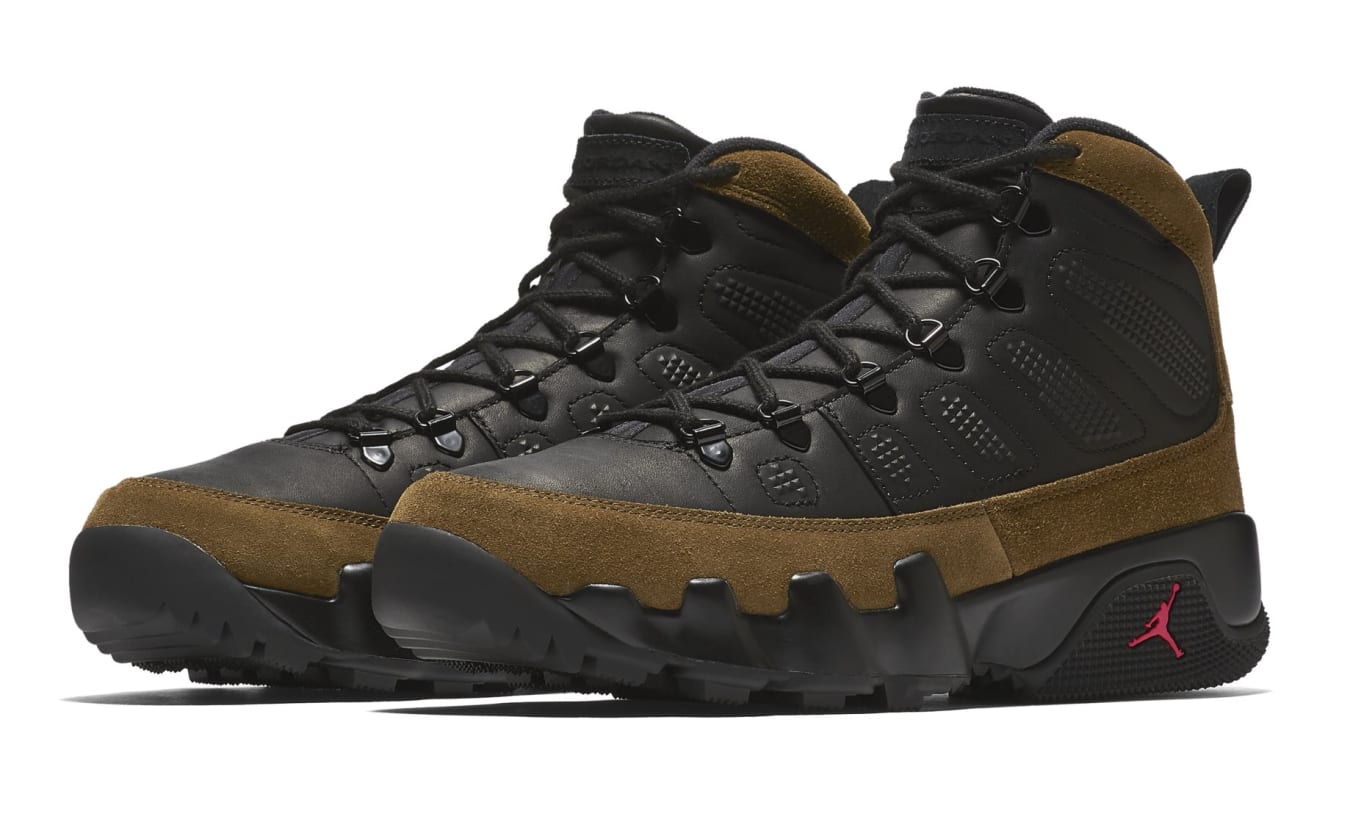 jordan 9 boots black