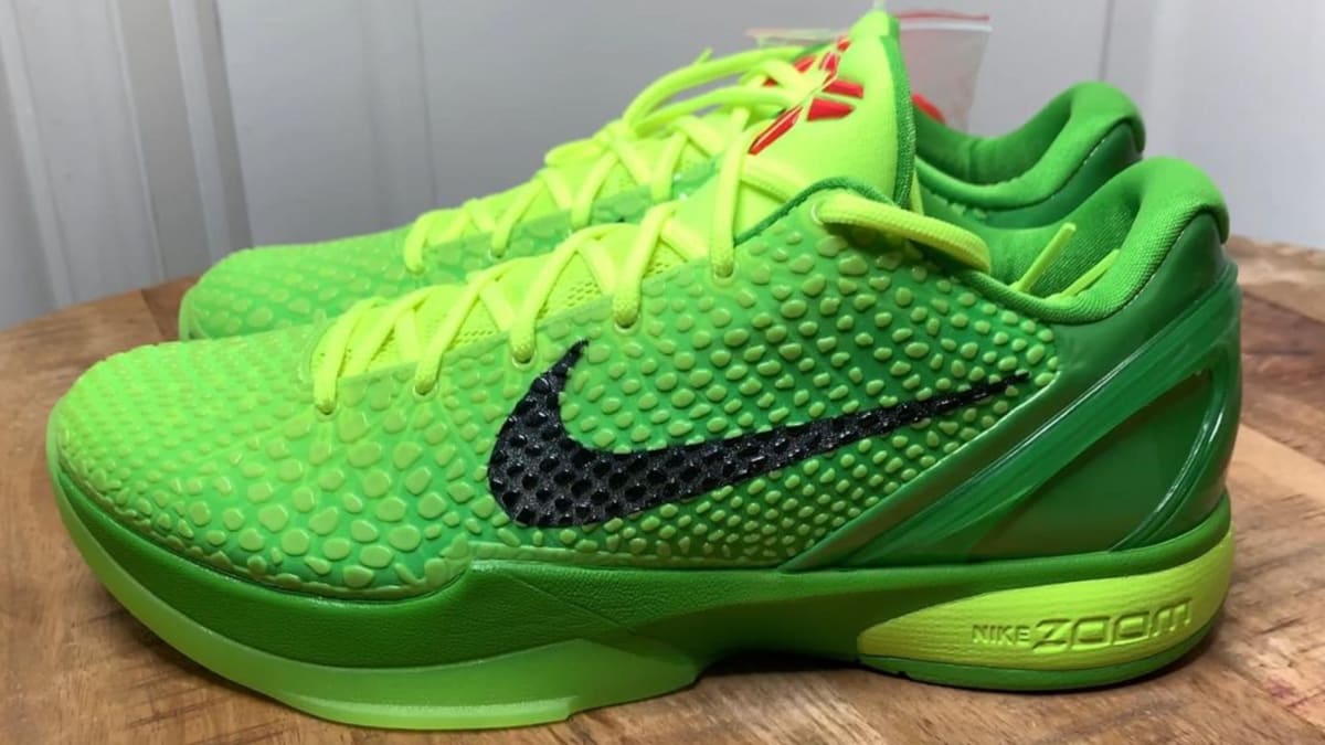 Nike Zoom Kobe 6 Protro 'Grinch' Release Date CW2190-300 | Sole Collector