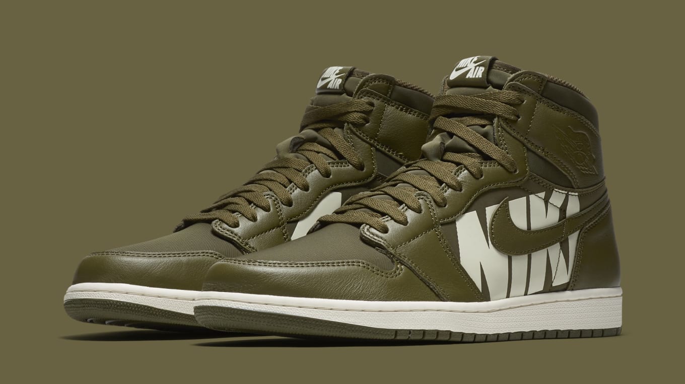 Jordan 1 high og olive canvas best sale