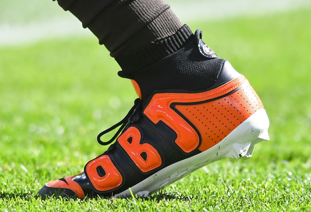 orange obj cleats