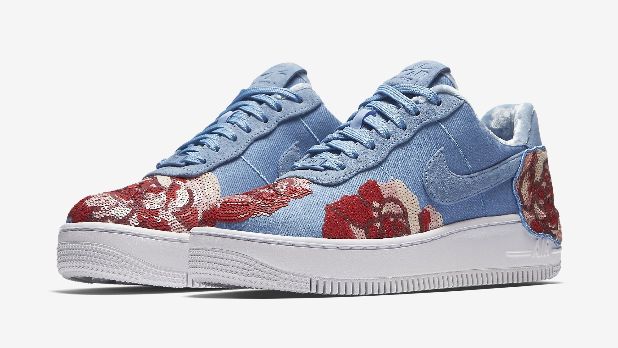 nike air force 1 floral shoes