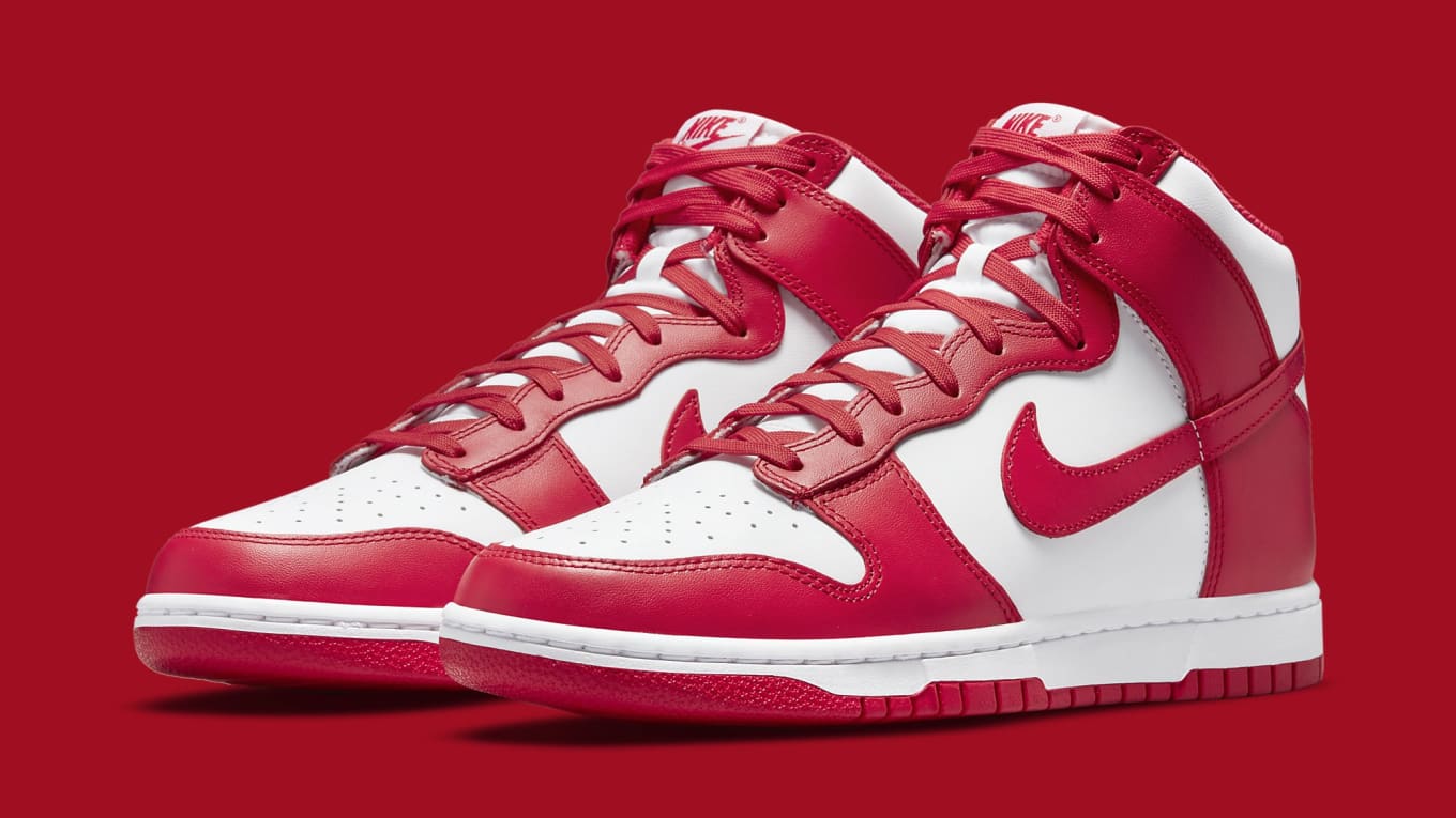 NIKE DUNK Championship white and red