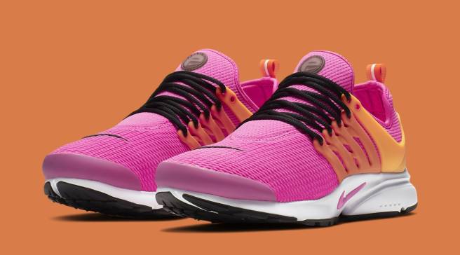 neon pink nike presto
