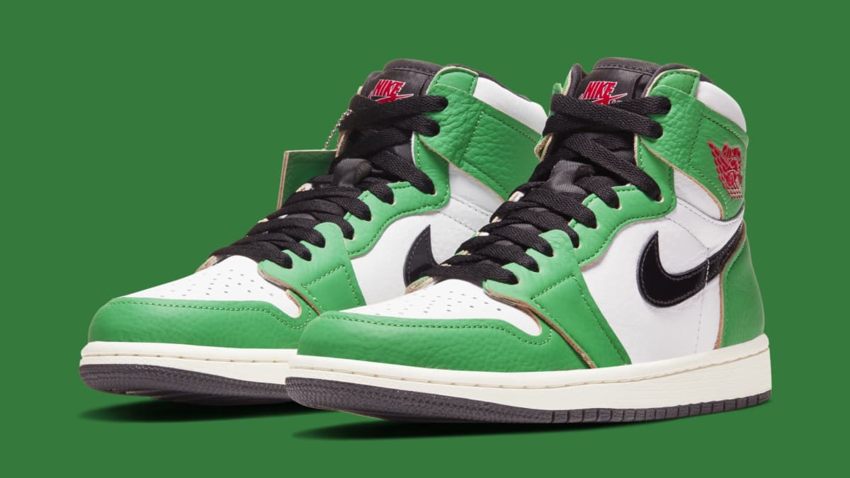 green and black jordan 1s womens