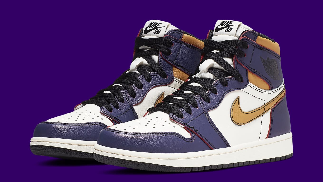 crude oil Concealment sell Nike SB x Air Jordan 1 'Lakers' Release Date | Sole Collector