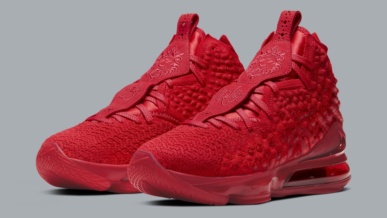 lebron james 17 red shoes