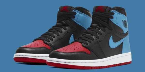 chicago jordan 1 red and blue