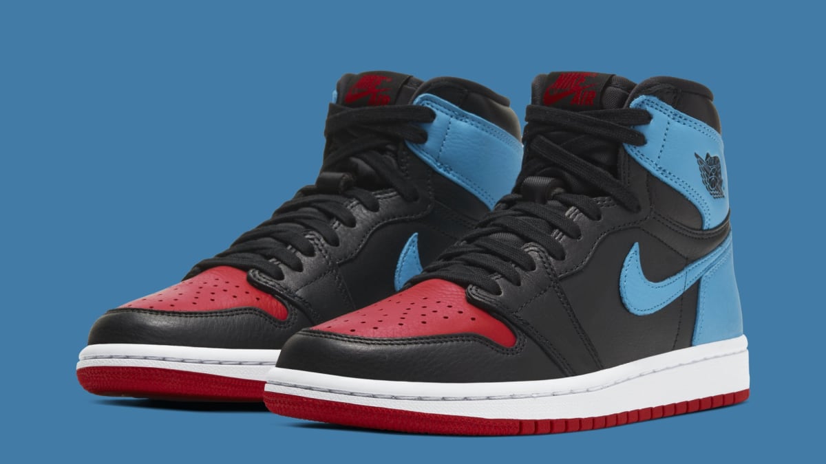 jordan 1 blue and red