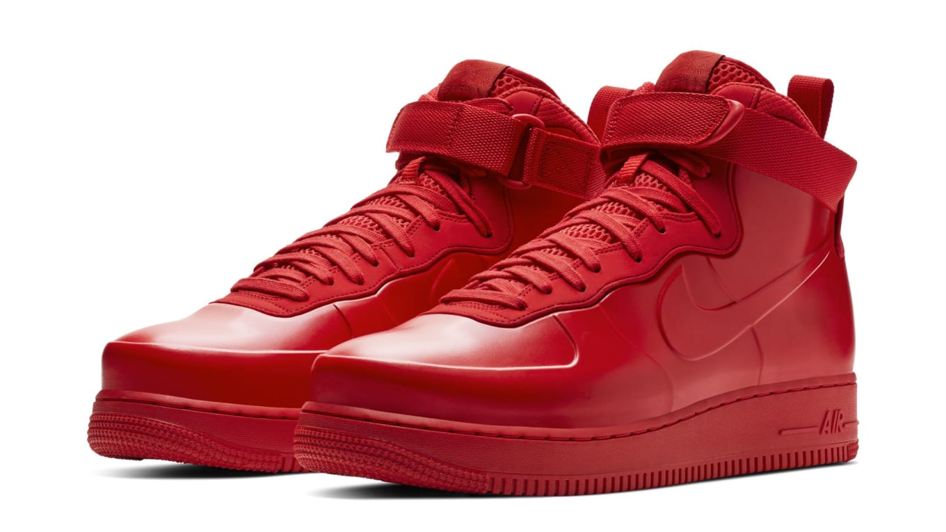 nike air force high tops red