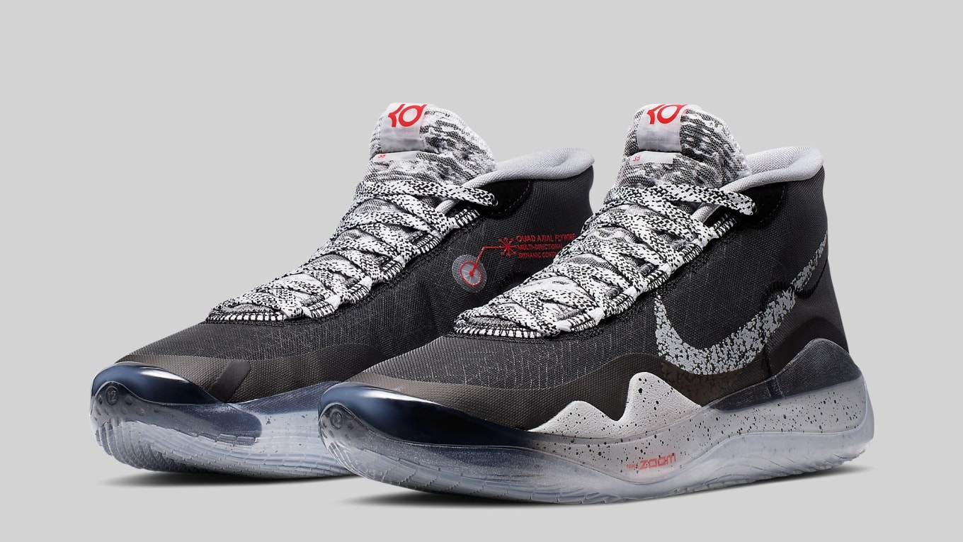 Nike Zoom KD 12 'Black/Cement Grey-University Red' Release Date | Sole  Collector