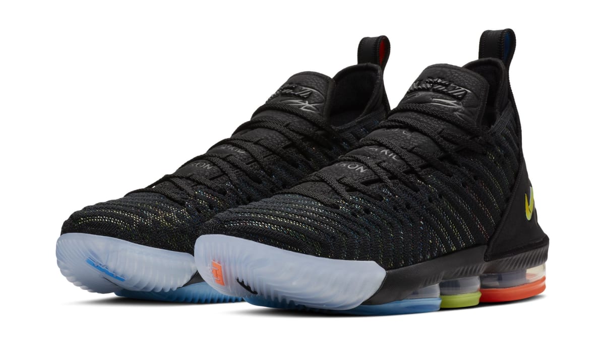 lebron 16 black metallic silver hyper crimson