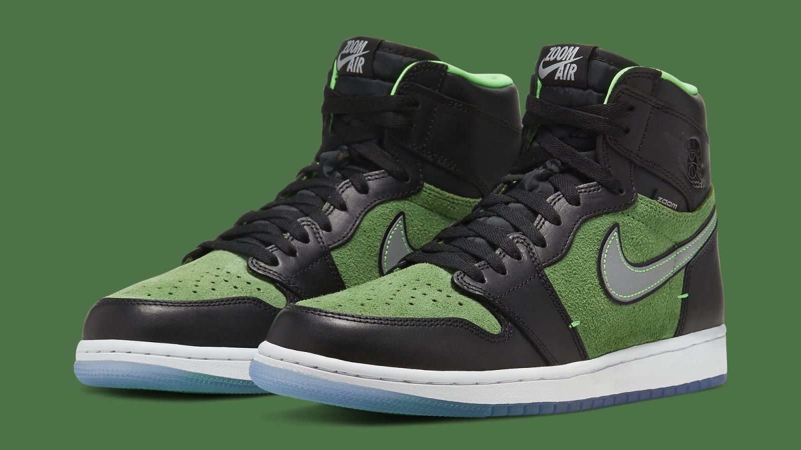 Air Jordan 1 High Zoom &quot;Rage Green&quot; Officially Revealed: Photos