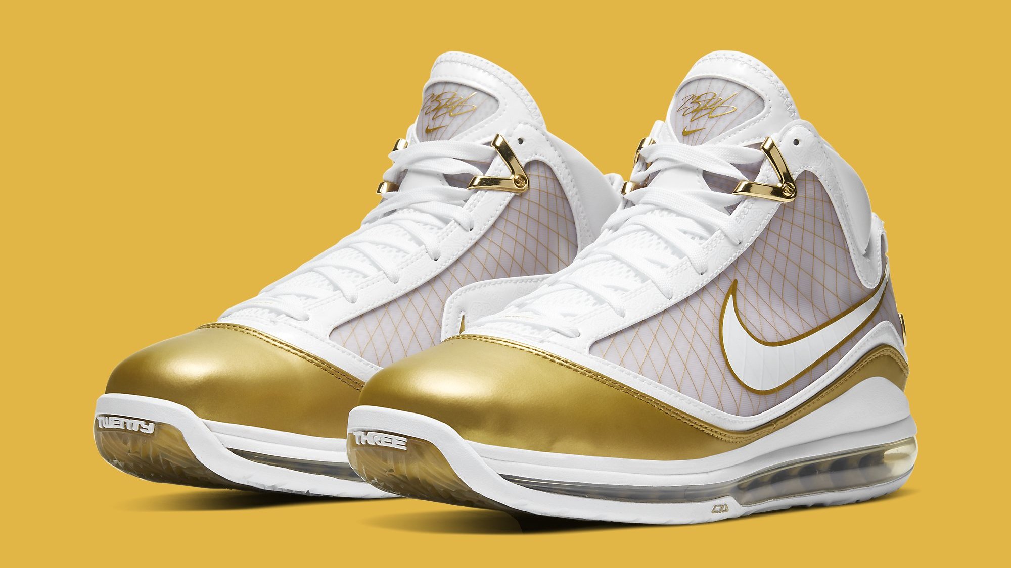 nike lebron 7 gold