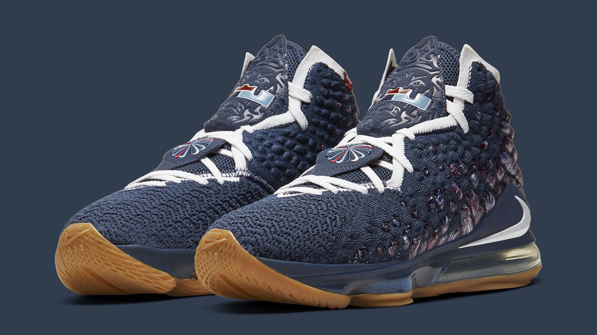 lebron james shoes navy blue