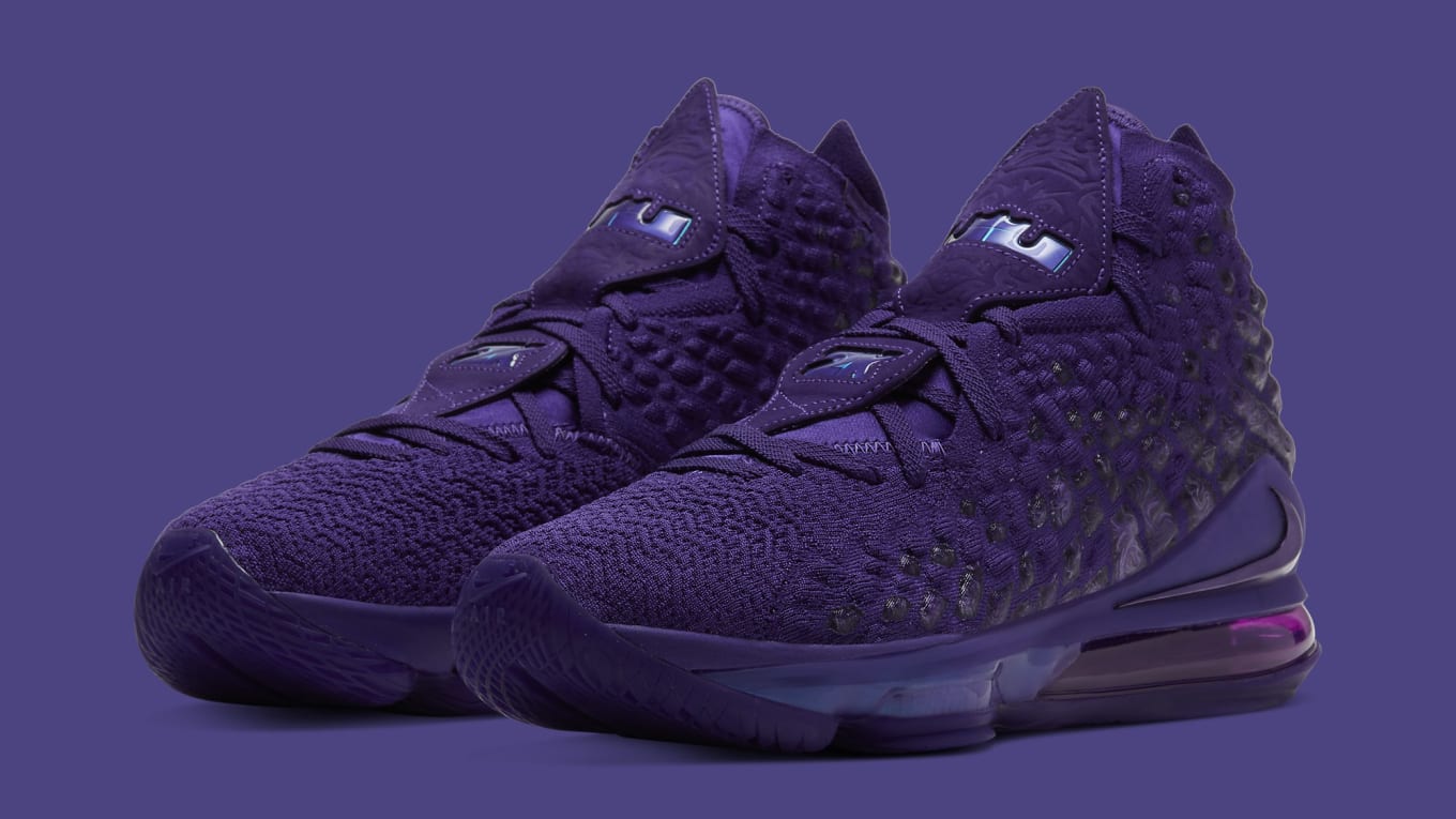 lebron james nike shoes purple