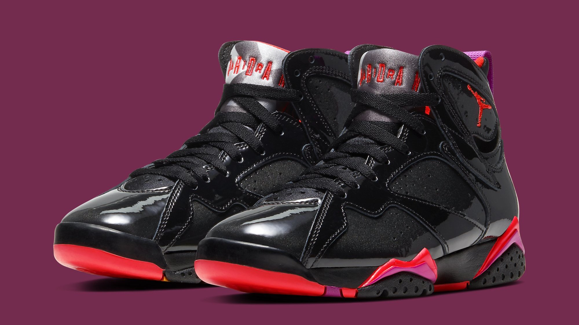 jordan 7 retro black bright crimson anthracite