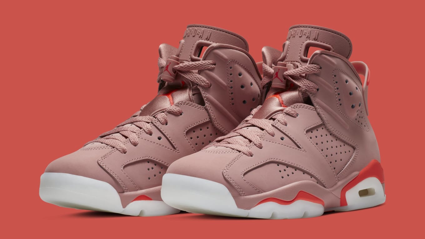 millennial pink air jordan 6s