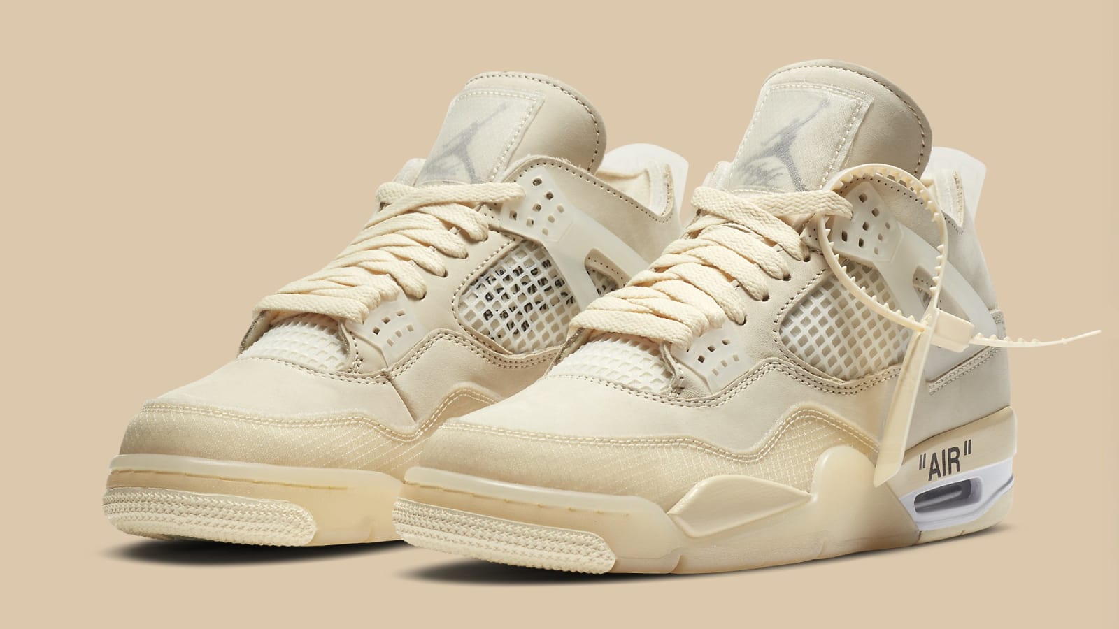 jordan 4 off white beige