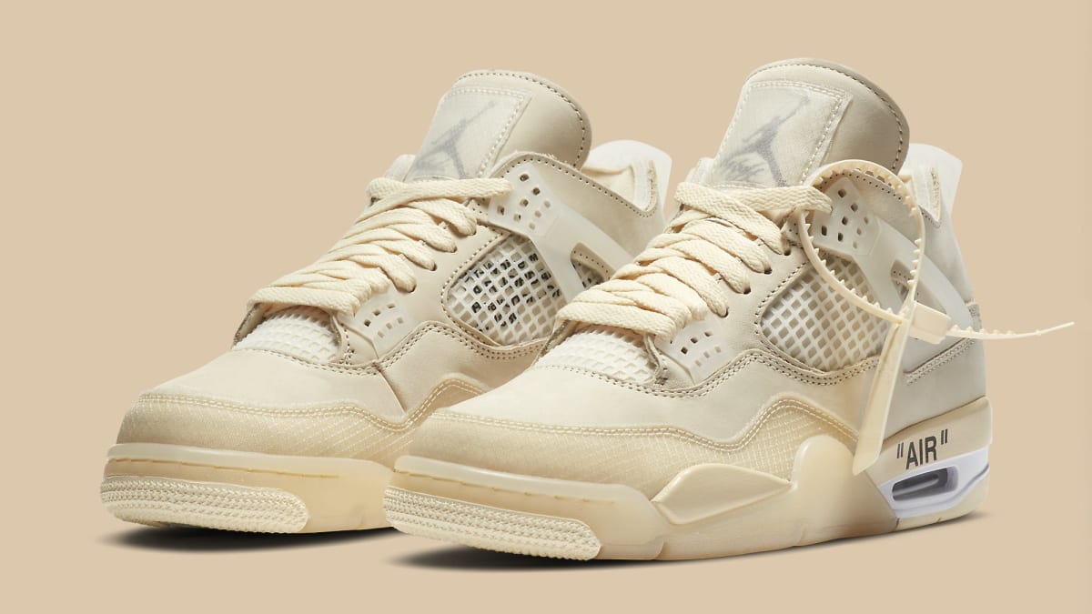 Off White X Air Jordan 4 Retro Women S Sail Release Date Cv9388 100 Sole Collector