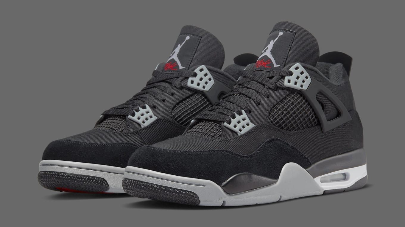 Air Jordan 4 'Black Canvas' Release 