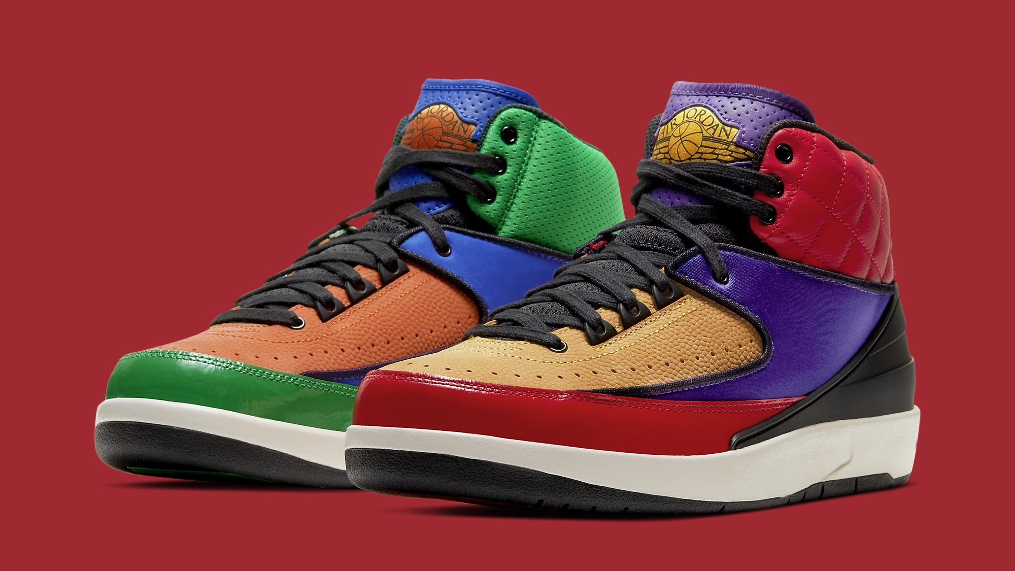 jordan shoes two different colors