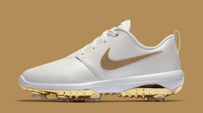 nike golf shoes gold