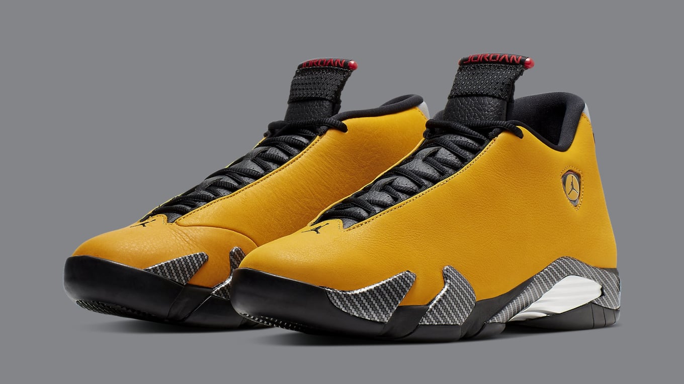 Air jordan 14 yellow ferrari top