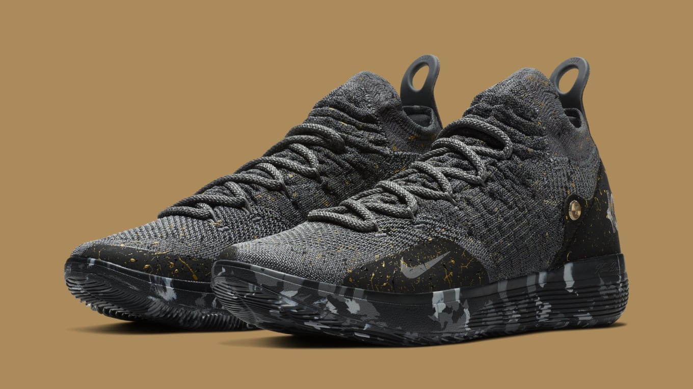 nike kd 11 black gold