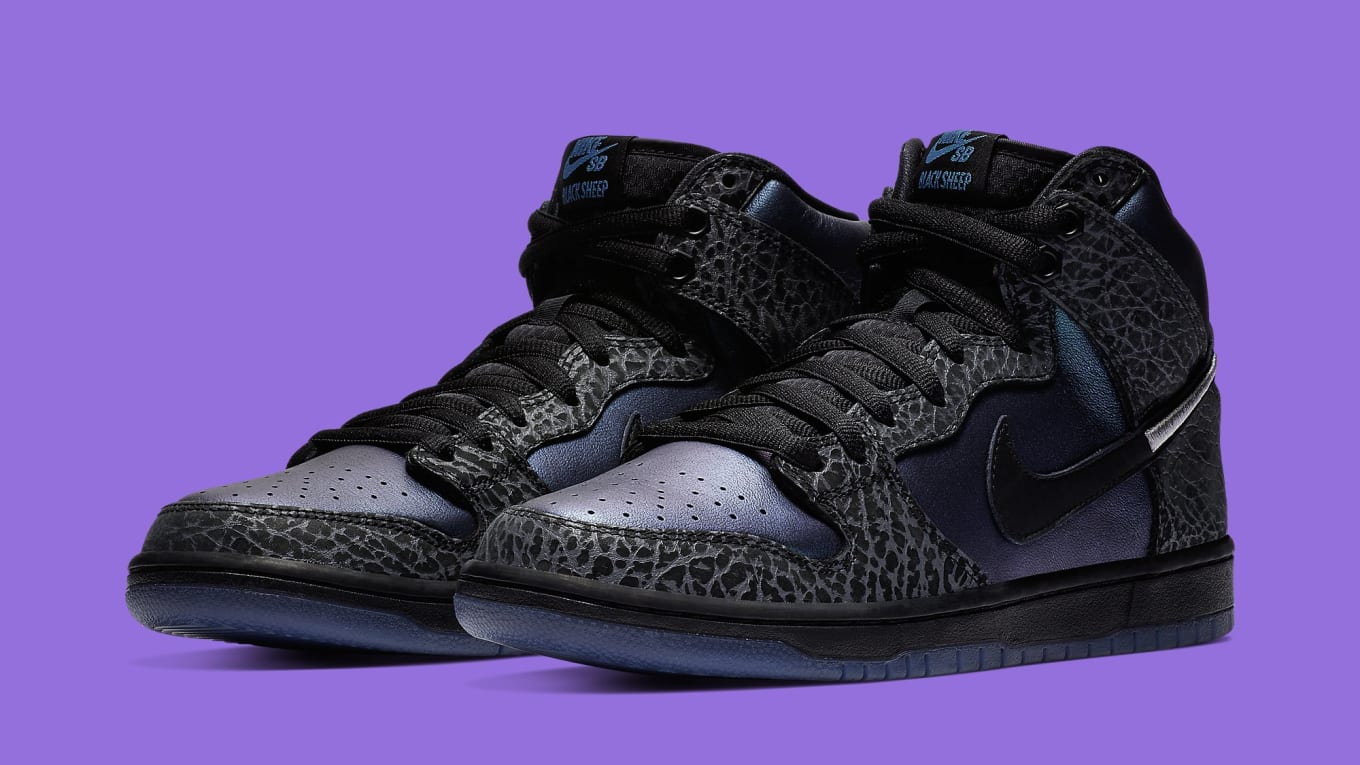 nike sb dunk high pro black hornet