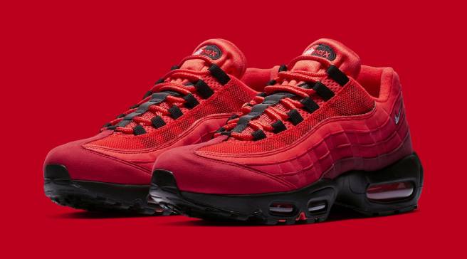 air max 95 black grey red