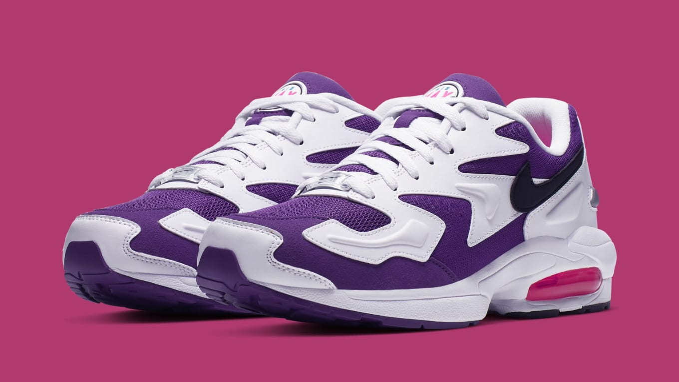 Nike Air Max2 Light 'White/Court Purple-Hyper Pink' AO1741-103 ...