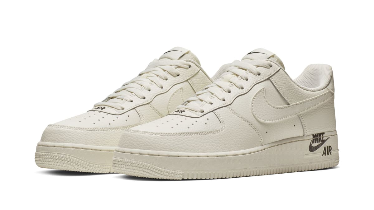 Nike Air Force 1 Low 07 Lthr Sail Team Red Images Sole Collector