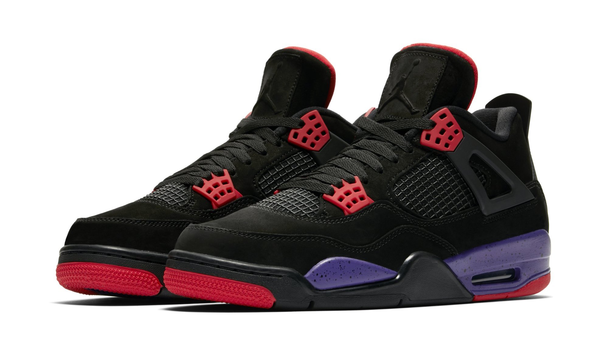 jordan 4s purple and black