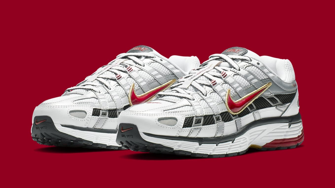 Nike P 6000 Cnpt Black Black Bv1021 002 Metallic Silver White University Red Bv1021 101 Release Date Sole Collector