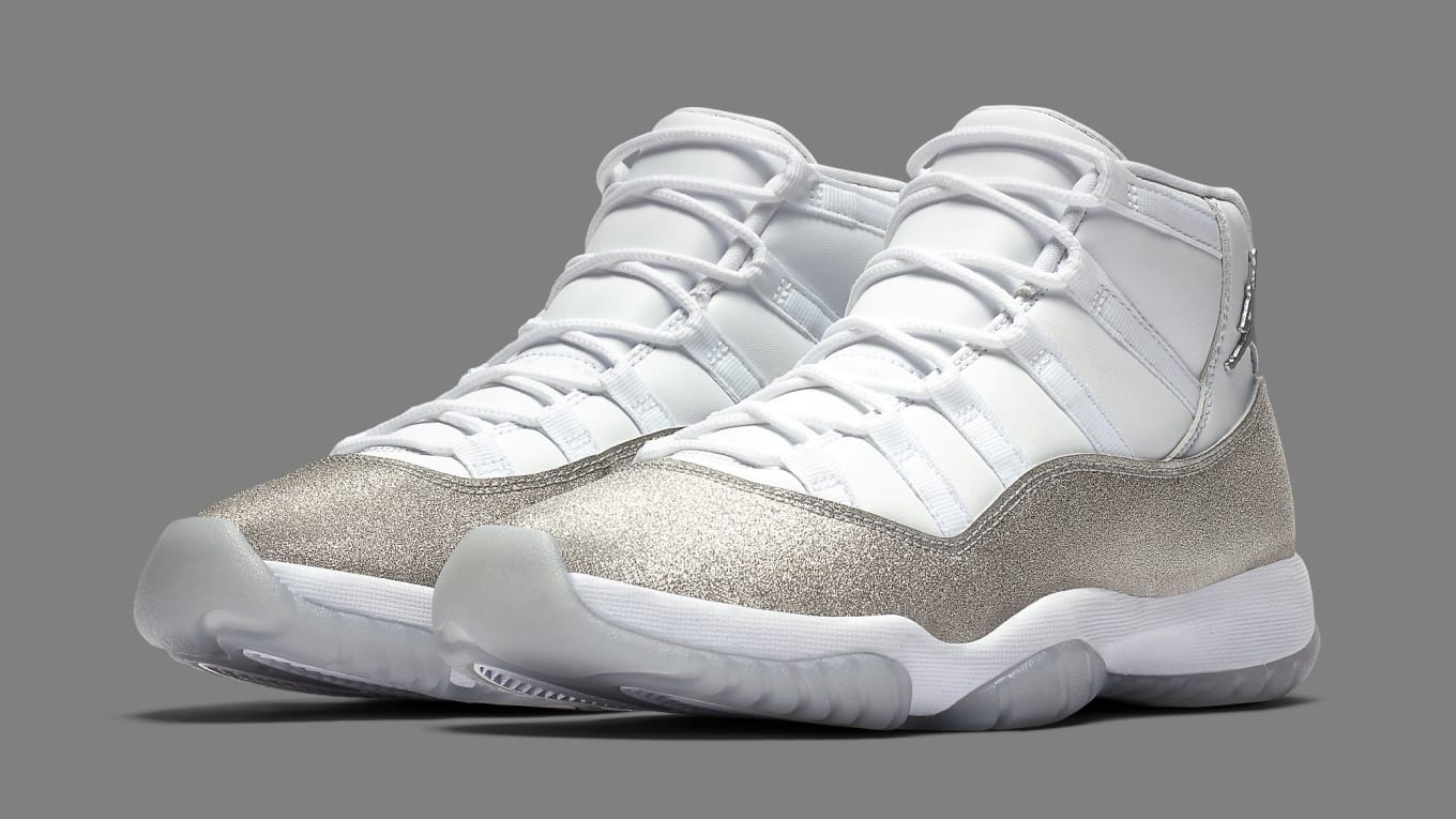 air jordan 11 retro metallic silver glitter