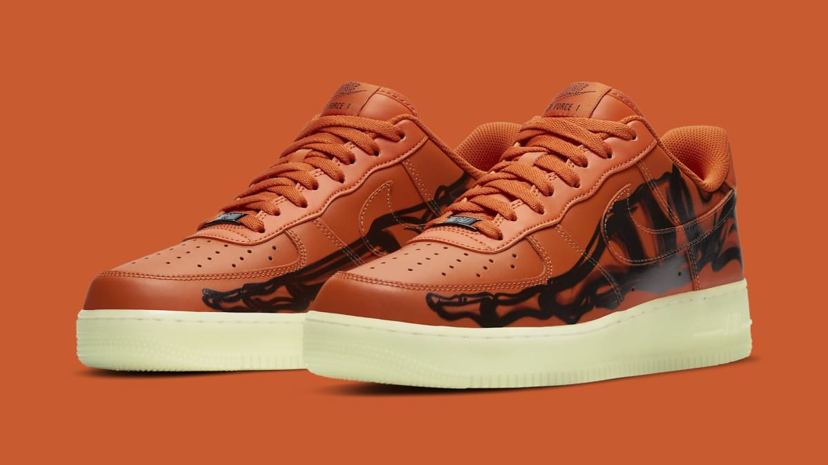 Nike Air Force 1 Low 'Skeleton Orange' Release Date CU8067-800 | Sole