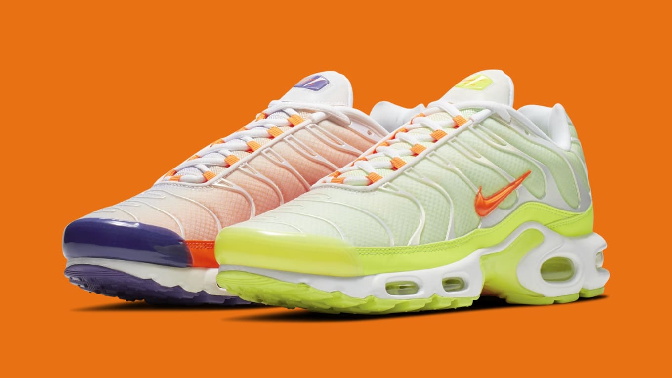 colorful nike air max plus