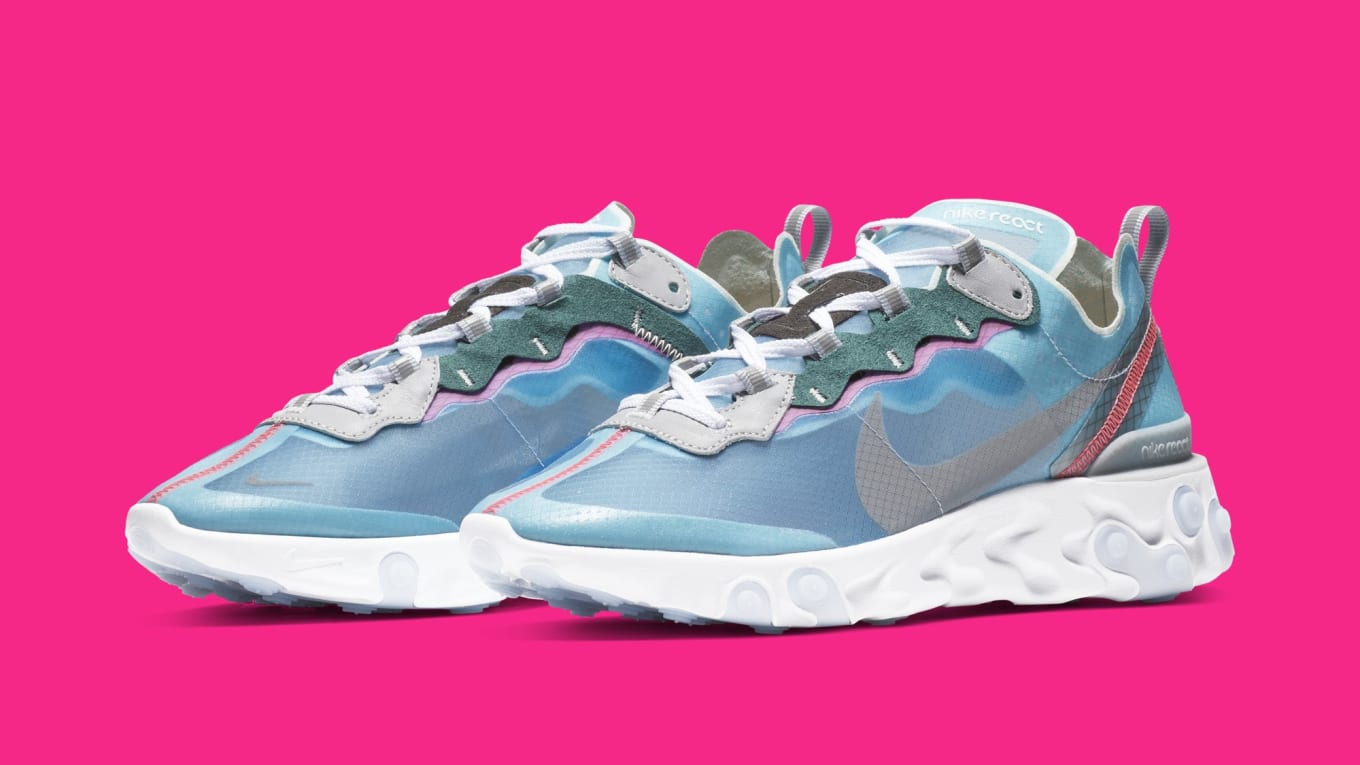 Tranquilizar gráfico extraño Nike React Element 87 'Royal Tint/Black-Wolf Grey-Solar Red' AQ1090-400  Release Date | Sole Collector