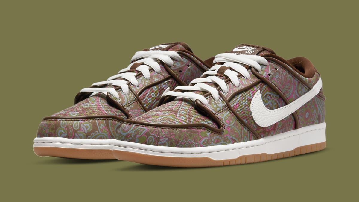 Nike SB Dunk Low 'Paisley' Release Date DH7534-200 Feb. 2022 
