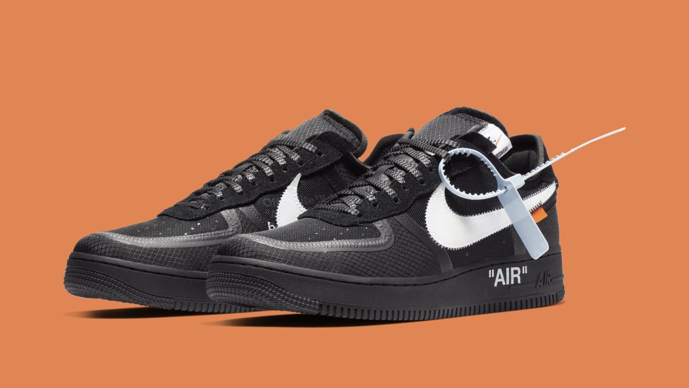 nike x off white air force one black