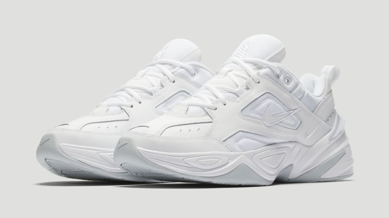 nike m2k tekno all white