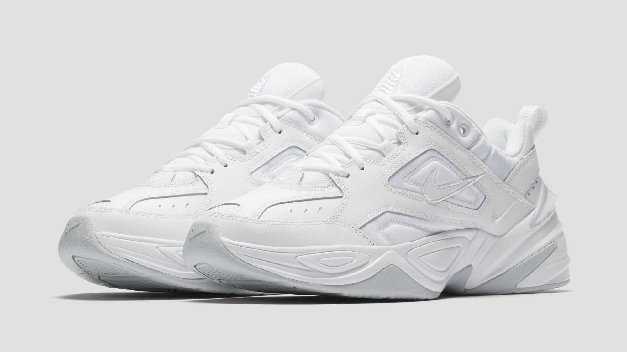 all white nike m2k tekno