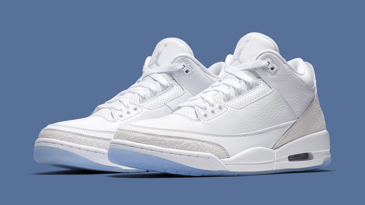 brown and white 3s