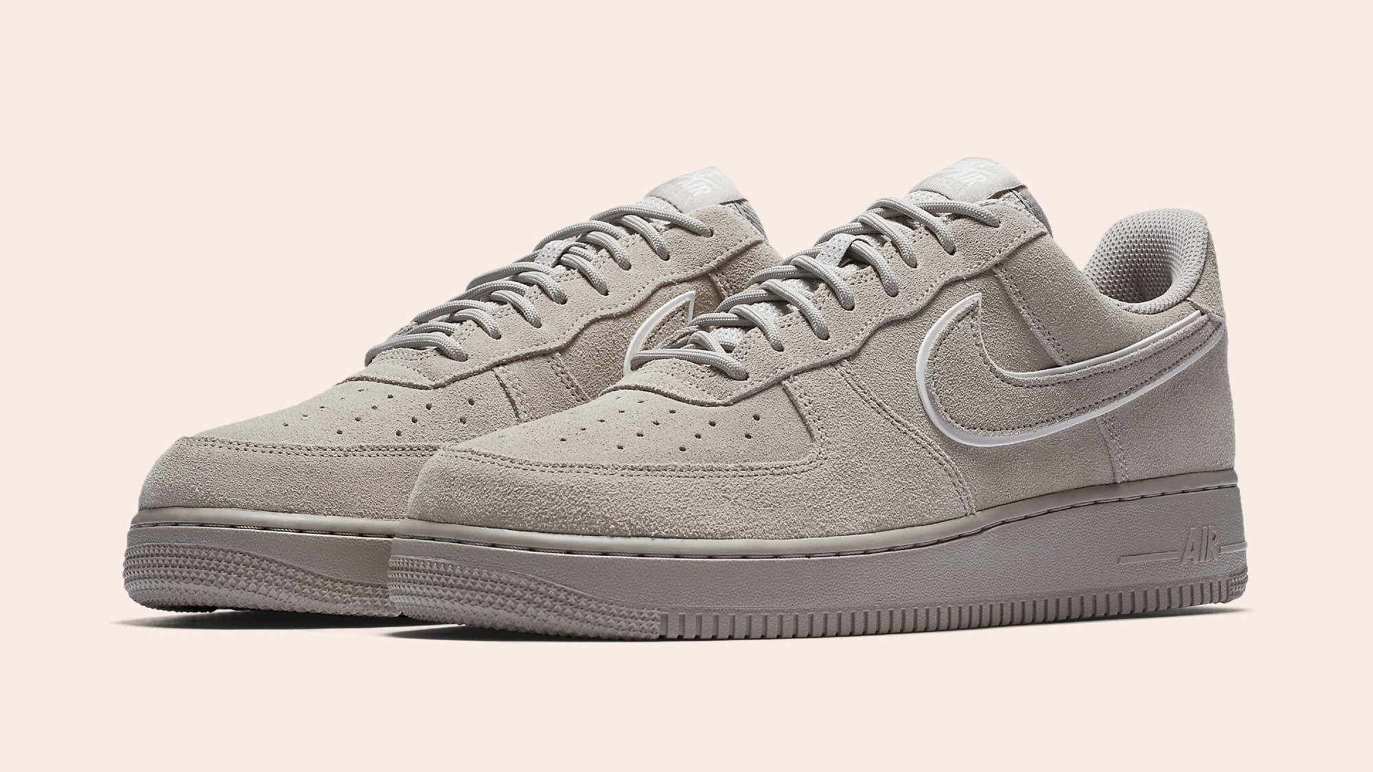 white suede air force 1